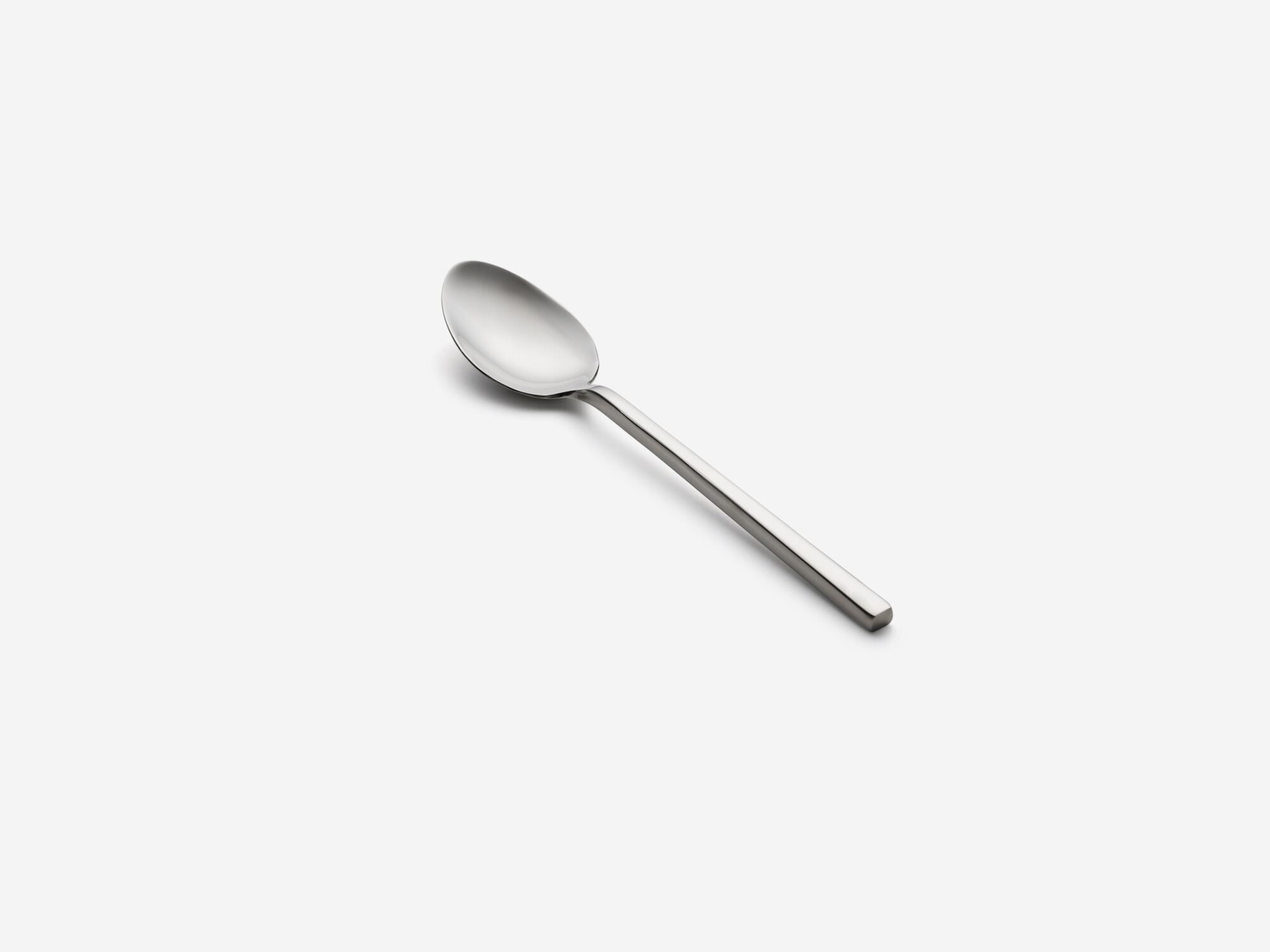 Top view of modern large spoon